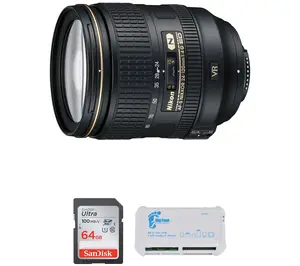 Nikon NIKKOR 24-120mm f/4G ED VR Lens Bundle