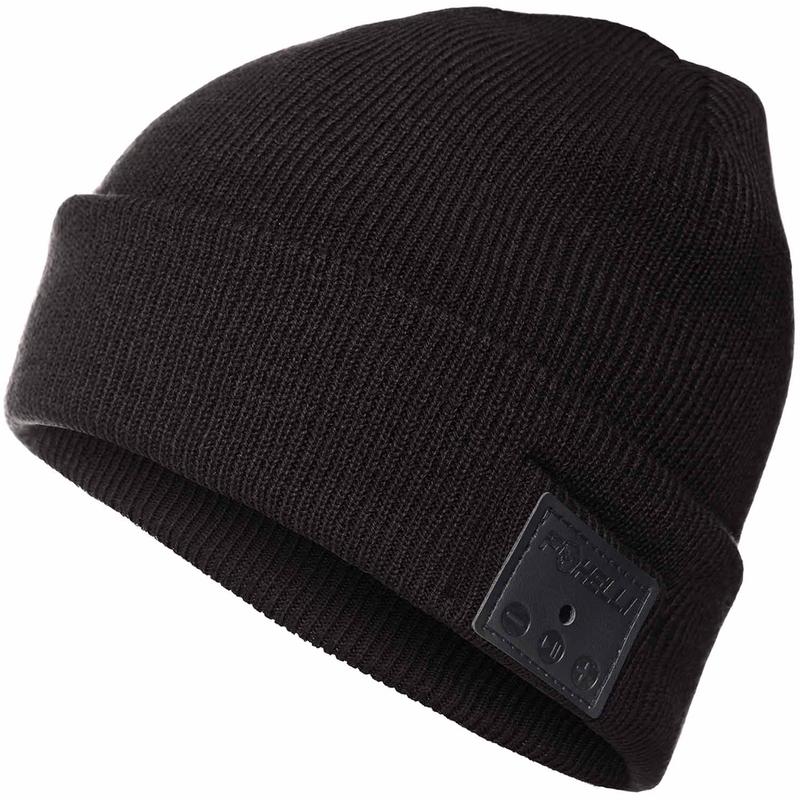 Foxelli Bluetooth Beanie Hat with Headphones Perfect Tech Gift for Men & Women