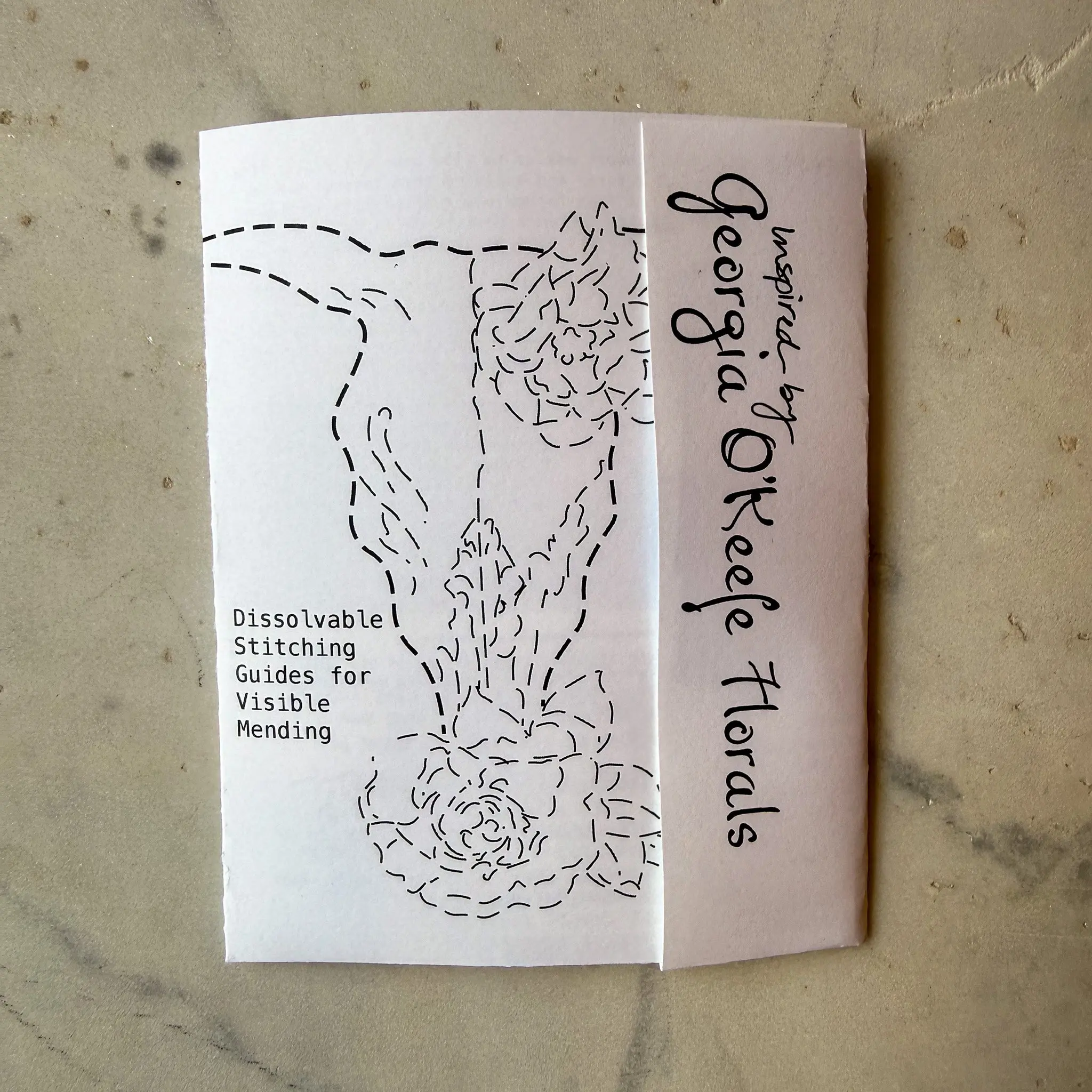 Georgia O'Keefe's Florals: Visible Mending Transfers