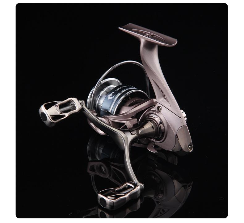 Luya spinning wheel Stella double rocker arm fishing wheel long throw fish wheel Chromium Casting Fishing Reel