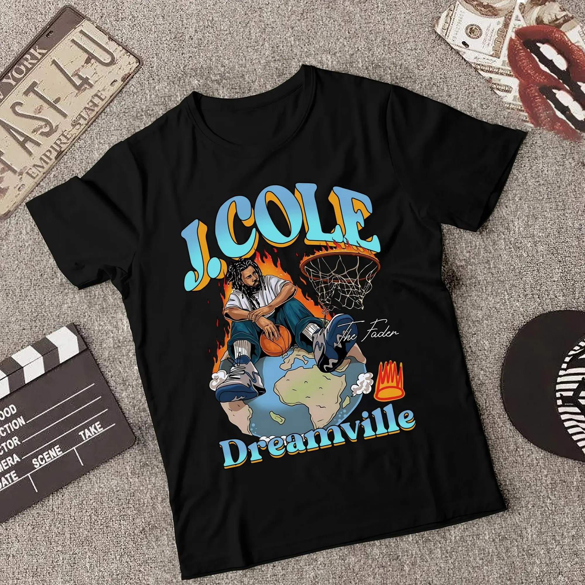 J Cole Dreamville T-Shirt, J Cole Shirt, Rap Hip Hop, J Cole Merch, Gift For Women And Man Unisex T-Shirt, Unisex Short Sleeves Tee for Men and Women