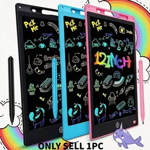 Christmas Decoration LCD Writing Board, Colorful Screen Doodle Board, Educational Christmas Birthday Gift, Kids iPad Case, Back-To-School Season, LCD Writing Tablet
