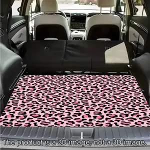 Universal Leopard Print Car Trunk Mat, Protective and Anti-Wear, Elegant Car Interior Accessory, Perfect Gift for Thanksgiving Halloween Christmas