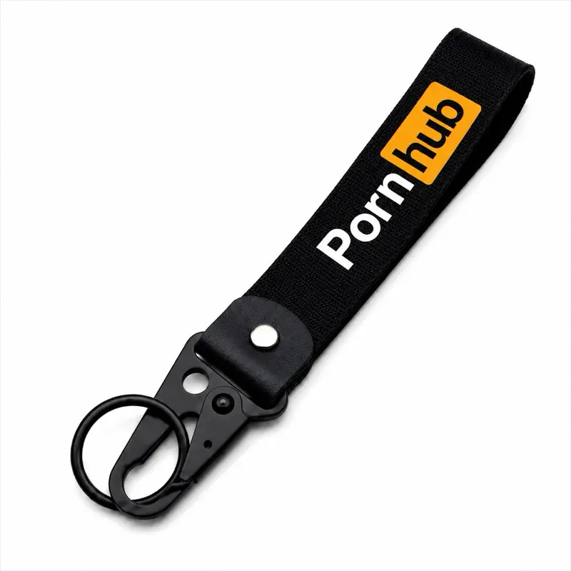 Parody Adult Humor Wristlet Keychain