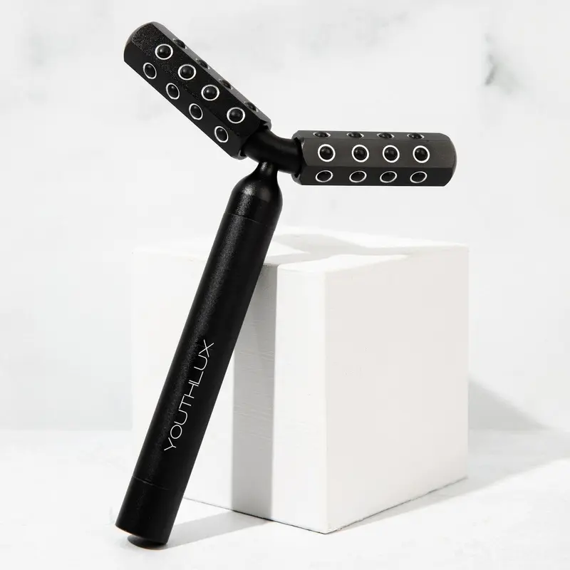 water based lubricant spray 2 in 1 Electric Vibrating Natural Rose Quartz Jade Roller Face Lifting  Crystal Jade Stone Facial Roller Beauty Massage Tool main image 1