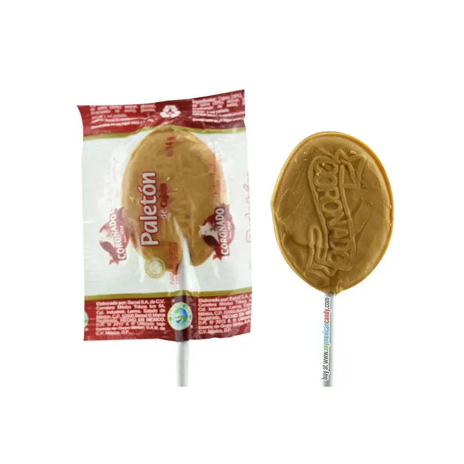 Coronado Cajeta Caramel Paleta Candy, Grande Tira Style, 10-Piece Pack