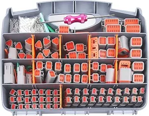 Knoweasy 540PCS Deutsch DT Connectors Kit- Automotive Electrical Connector,2/3/4/6/8/12 Pin DT Connectors with Removal Tool for Construction, Truck, Marine