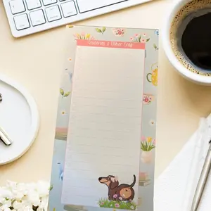 8x4 Grocery List Notepad – Simple Shopping List Organizer