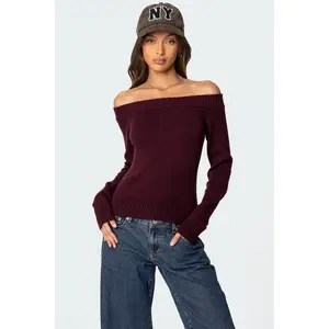 Elona Off Shoulder Knit Top