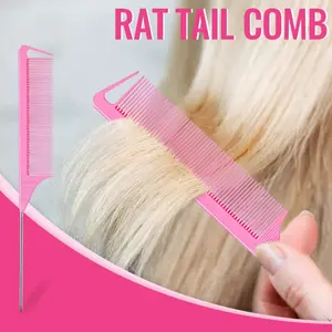 Tapered Tail Comb Hair Dyeing & Styling Comb Teasing Comb Teasing & Sectioning Comb Rat Tail Comb