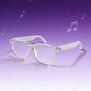 Smart Glasses with Bluetooth-compatible Audio, Long Battery Life, Light Blocking Lenses, Music & Calls Support, Office & Outdoor Use, Wireless Smart Glasses