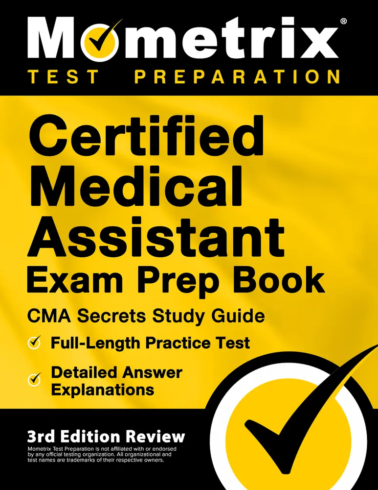 USED Book - Certified Medical Assistant Exam Prep Book - CMA Secrets Study Guide, Full-Length Practice Test, Detailed Answer Explanations: [3rd Edition Review] by Matthew Bowling (Paperback) - english
