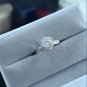 Rose Shaped Zircon Ring for Women - Sparkling Floral Engagement Promise Ring, Vintage Wedding Party Jewelry Gift