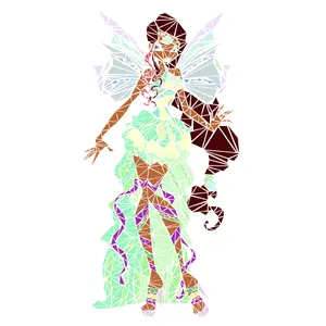 winx club aisha harmonix picture print