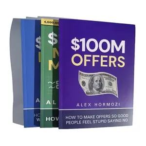 Alex Hormozi $100M Series Trilogy Bundle - Money Models, Offers & Leads Paperback Book for Business Success & Lead Generation