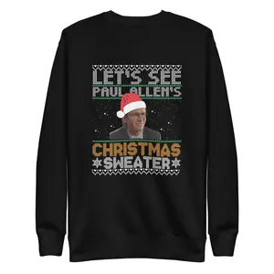 Let's See Paul Allen's Christmas Sweater, American Psycho Xmas Day Sweatshirt For Men Women, American Psycho Gifts