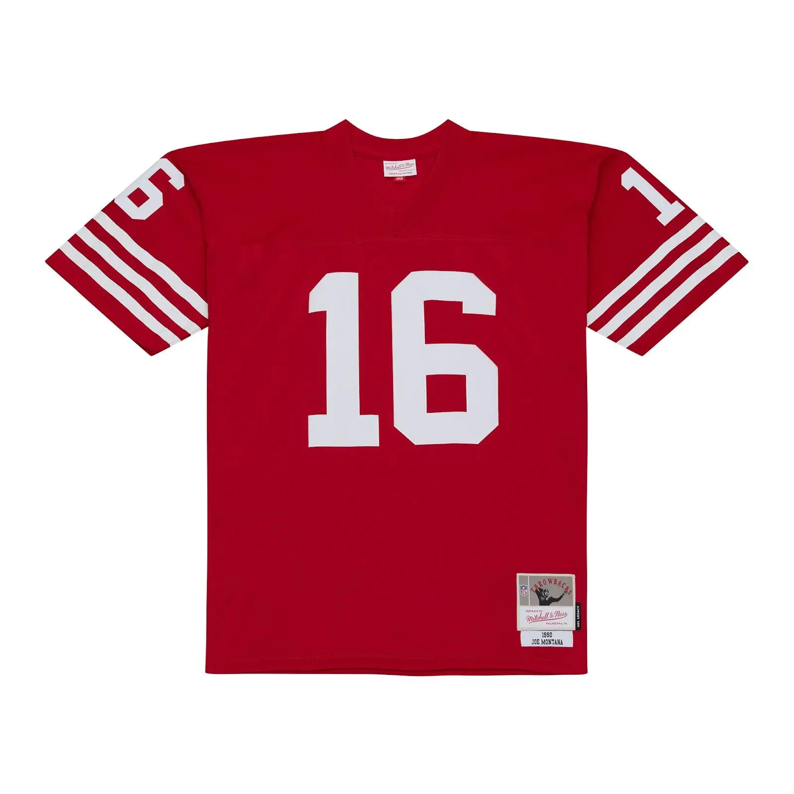 Joe Montana San Francisco 49ers 1990 Scarlet Legacy Player Jersey NFL Throwback Mitchell & Ness