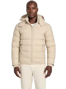 GUESS Male Glacier Matte Nylon Puffer Jacket