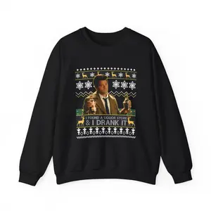 I Found A LiQuor Store & I Drank It Sweatshirt Ugly Christmas Sweater Funny Xmas Sweatshirt,  Shirt Menswear Hoodie T-Shirt