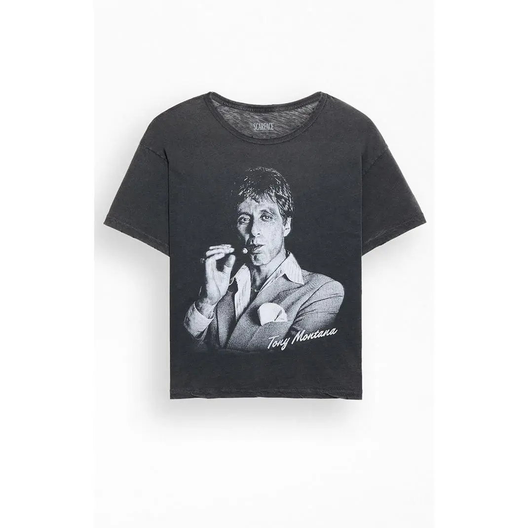 PacSun Men's Scarface Cigar T-Shirt - Multicolor