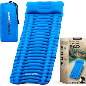 Compact Camping Gear Waterproof Tear Resistant Sleeping Pads and Bags with Built-in Pillows for Hiking Backpacking Couples Outdoor Comfort