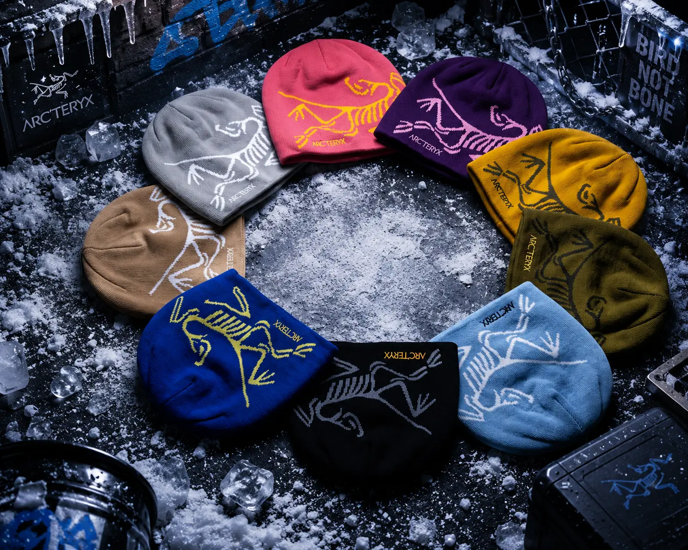 Arc’teryx Bird Head Knit Beanie – Unisex Warm Winter Skull Cap, Soft Outdoor Ski Hat for Men & Women