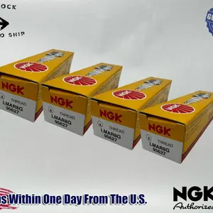 NGK Genuine OEM Authentic Spark Plugs LMAR8G - 4 PACK