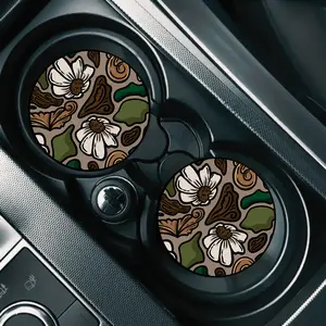 Tooled Camo Car Coasters Tooled Camo Car Coasters