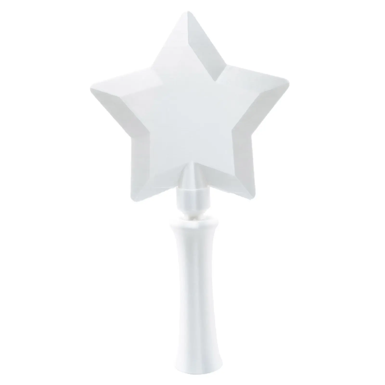 Five-pointed star style in white