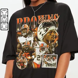 Vintage Deshaun Watson Kareem Hunt Football Shirt Unisex, Football 90s Vintage Gift for Fans