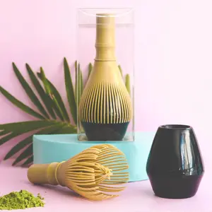 Matcha Tea Whisk Made of Dishwasher Safe Polypropylene Plastic Fugetsu Chasen Made in Japan