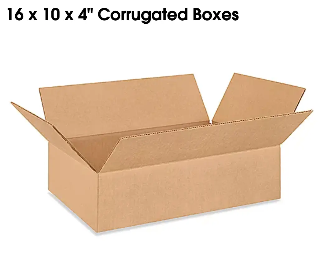 Corrugated Cardboard Storage Boxes, Case of Uline Packing Shipping Box