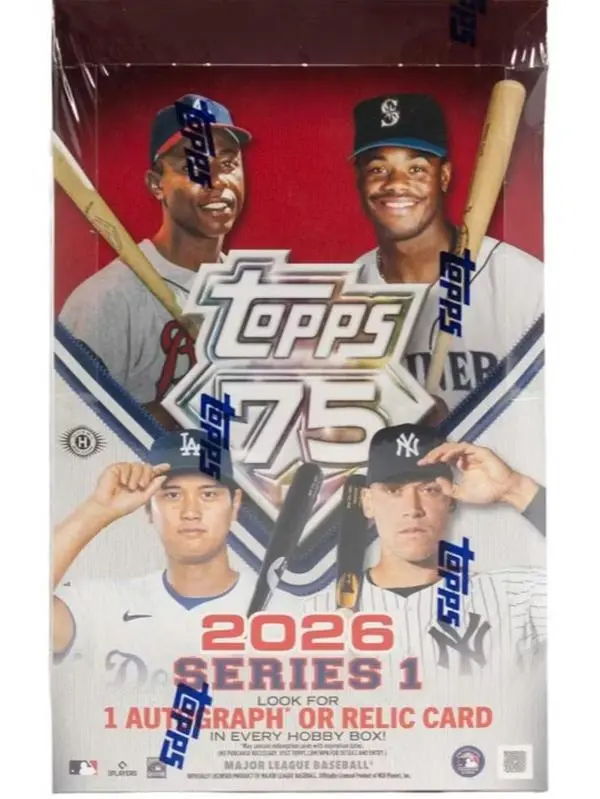 Topps 2026 Series 1 Baseball Hobby Sports Trading Card Packs for Collectors