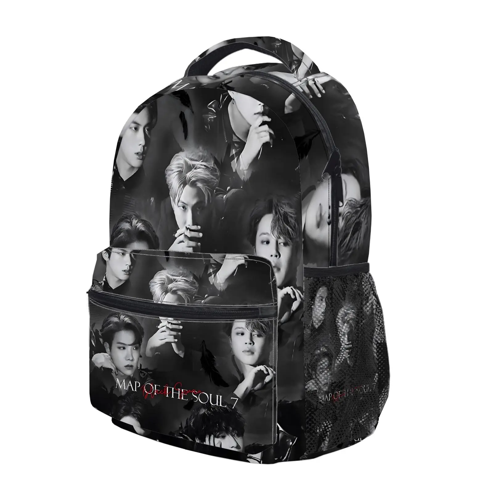 Y2K Fashion School Backpack for Teen Girls, Cute Cartoon Aesthetic Student Bookbag with Padded Shoulder Straps, Large Capacity Casual Daypack and Travel Bag for Kids L-519
