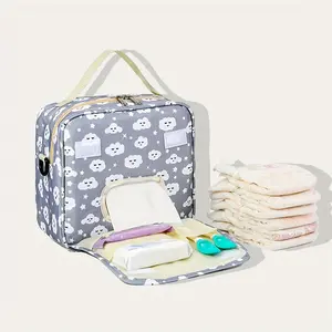 Multi-Functional Diaper Storage Bag, Shoulder Bag for Moms, Ideal for Storing Baby Items, Tissues & Bottles, Essential Maternity Accessory