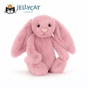 Jellycat Bashful Pink Bunny Plush Toy – A super soft plush bunny with floppy ears, a cute Kawaii teddy bear, the perfect gift for birthdays, baby showers, Valentine's Day for children and women.