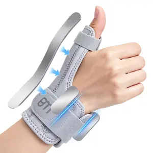 Full Protection Thumb Guard, Right or Left Hand Triangle Splint, Relieves Arthritis Pain, Open Pressure Adjustable Support, Cmc Joint, Breathable Brace