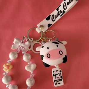 Cute Cow Keychain