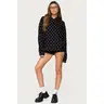 Chelsie Polka Dot Foldover Shorts