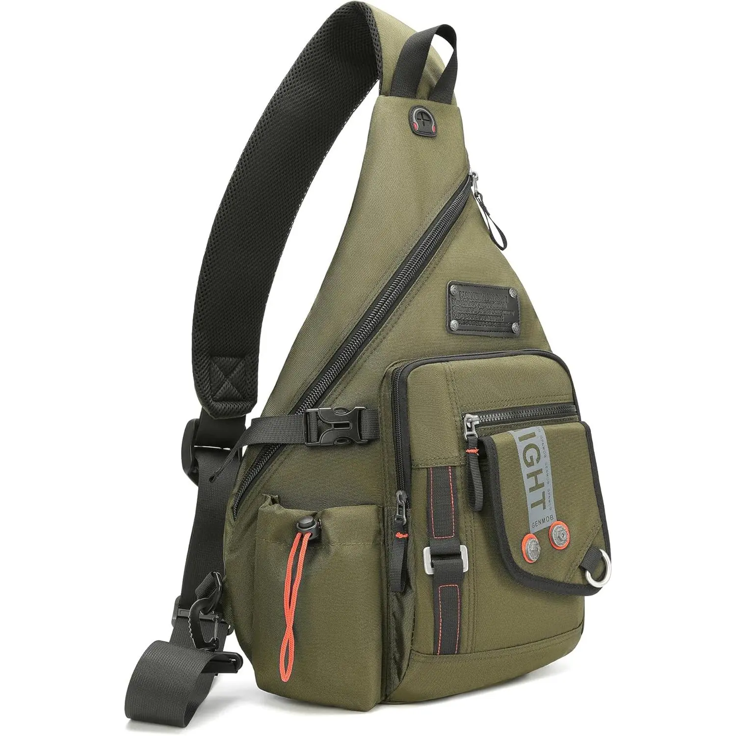Large Sling Backpack, Sling Chest Bag  Crossbody Daypacks Fits 14.1-Inch Laptop for Travel Outdoor Men Women
