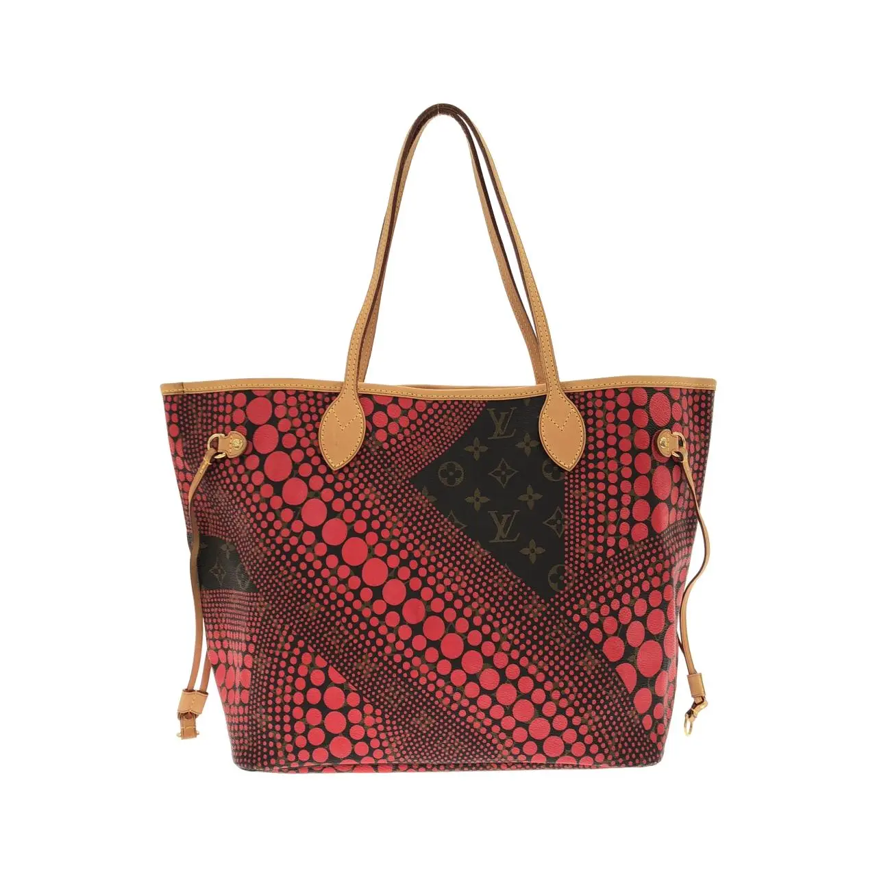 Pre-owned Louis Vuitton Canvas Tote Bags Monogram Wave Neverfull Bag