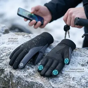 Winter Thermal Touch Screen Gloves for Men and Women - Windproof Cold Weather Warm Gloves Perfect for Running Hiking Cycling Driving Outdoor Activities, Comfortable and Durable Design