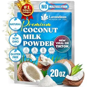 Organic Coconut Powder, 100% Natural & Pure, Unsweetened, Perfect for Cake, Coffee, Tea, Creamer Alternative, No Additives, No Gluten, Vegan.