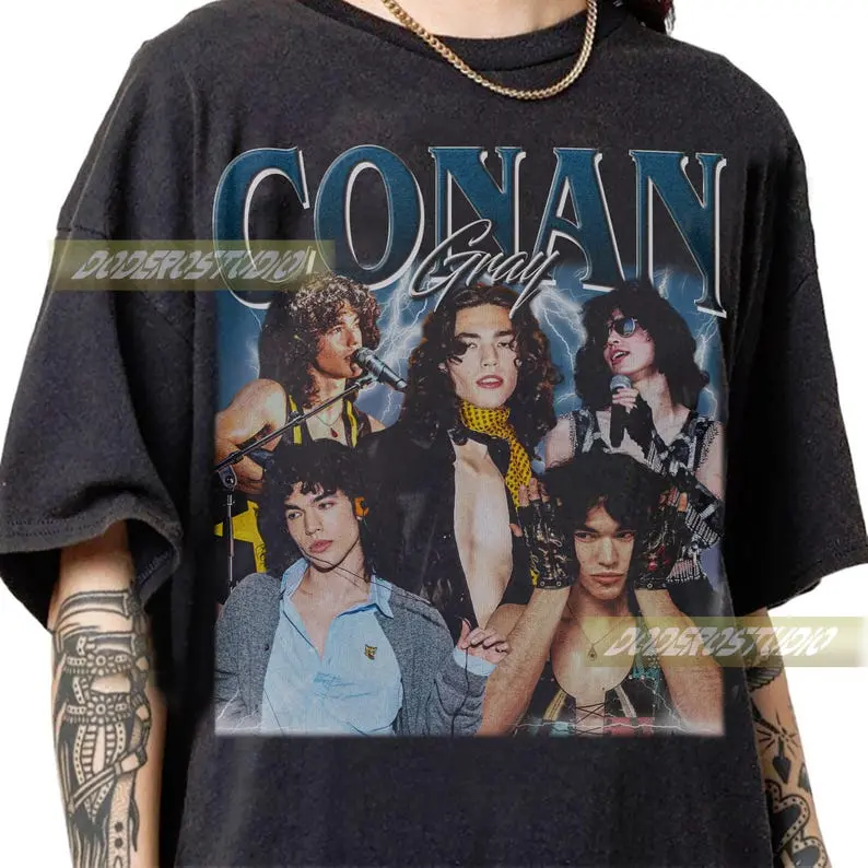 Limited Conan Gray Vintage Shirt, Retro Conan Gray Gifts for Woman and Man, Retro Conan Gray Merch Gifts Tee, Conan Gray 90s Bootleg Shirt