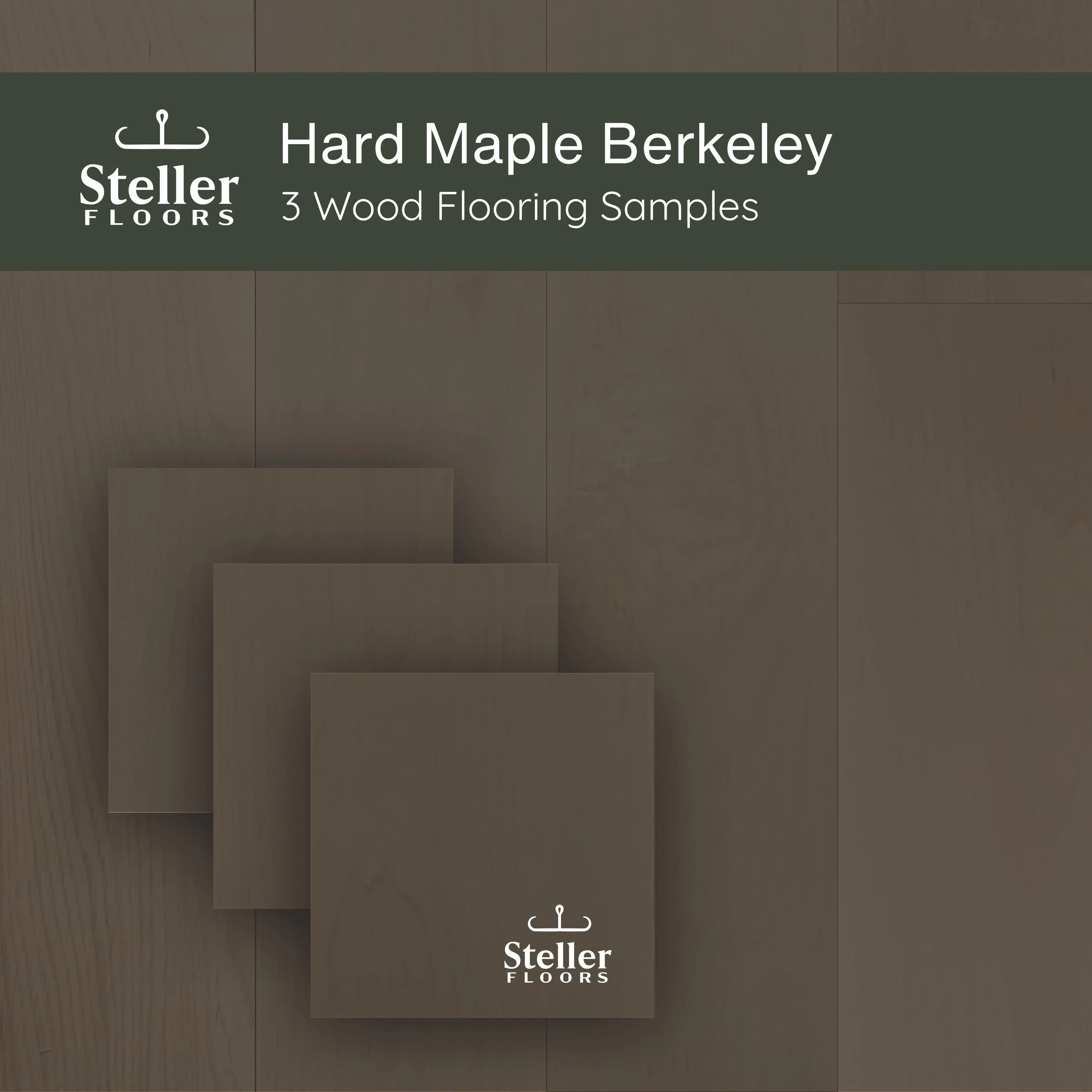 Hard Maple Berkeley by Steller Floors - Sample 3-Pack - Includes Clip System
