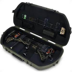 SKB Hard Protective Storage Case, Archery Bow & Arrow iSeries Shaped Case, Green