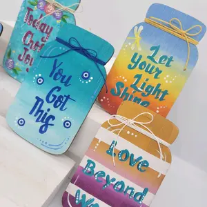 Hand Painted Inspirational Magnets - Perfect Home and Office Decor