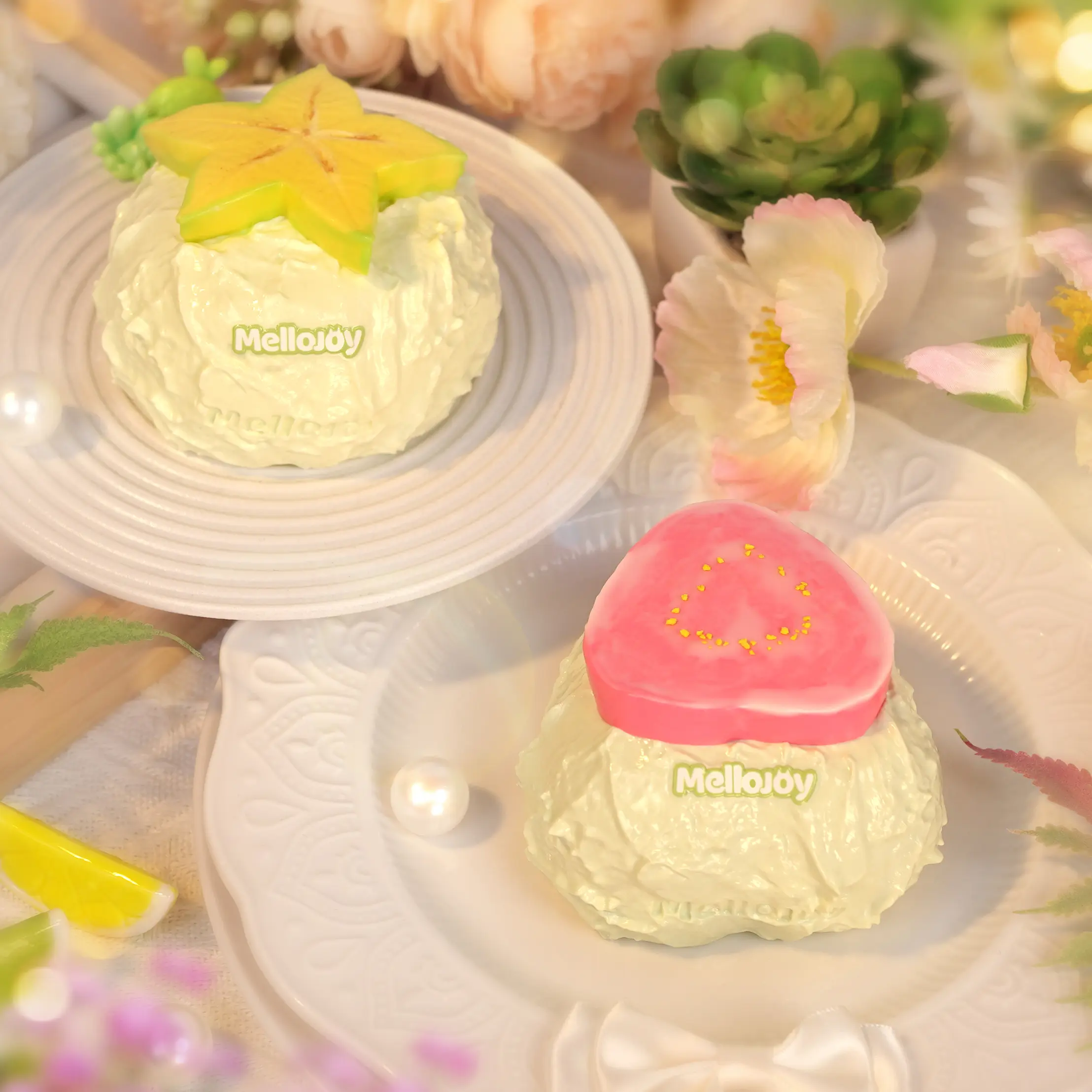 MelloJoy スイーツデコキット Mellojoy Daifuku Squishy Secret Chestnut Rare Meroia Mascot Japan