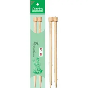ChiaoGoo Natural Bamboo Single Point Knitting Needles