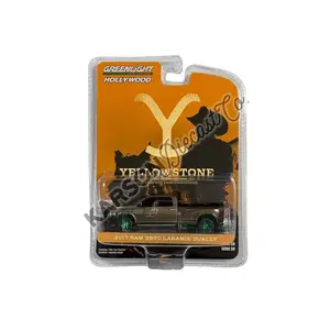 CHASE 2017 Ram 3500 Laramie Dually - Yellowstone Dutton Ranch (Hollywood Series 38) Diecast 1:64 Scale Model Car - Greenlight 44980F